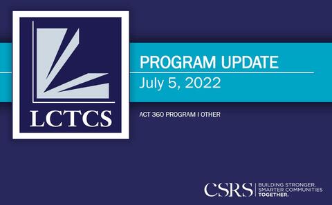 LCTCS Facilities Corporation Porgram Update
