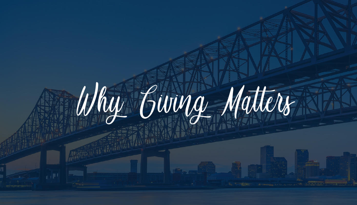 Why Giving Matters